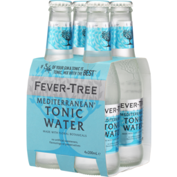 Photo of Fever Tree Mediterranean Tonic Water 200ml 4 Pack
