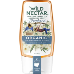 Photo of Wild Nectar Ironbark Organic Australian Honey Squeeze 375g