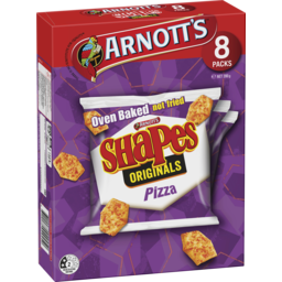 Photo of ARNOTT'S SHAPES ORIGINAL CRACKER BISCUITS PIZZA 8PACK