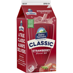 Photo of Dairy Farmers Df Classic Strawberry Flavoured Milk 600ml Carton Sa 600ml