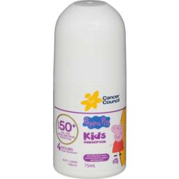 Photo of Cancer Council Peppa Pig Kids Roll On Spf 50+ 75ml