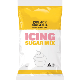 Photo of Black & Gold Icing Sugar Mix