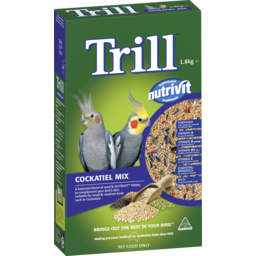 Photo of Trill Cockatiel Mix 1.8kg