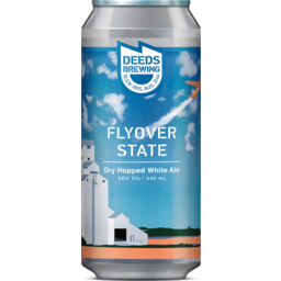 Photo of Deeds Flyover State Dry Hopped White Ale Can 440ml