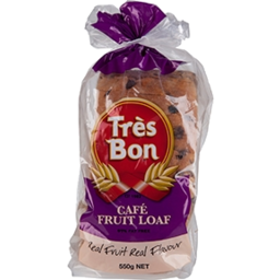 Photo of Tres Bon Sliced Fruit Loaf 550gm