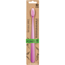 Photo of Natural Family Co Biodegradable Toothbrush Soft - PURPLE