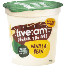 Photo of Five:Am Organic Vanilla Bean Yoghurt 170g