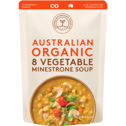 Photo of Australian Organic Food Co 8 Vegetable Minestrone Soup 330g