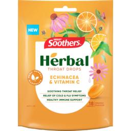 Photo of Nestle Soothers Echinacea & Vitamin C Herbal Throat Drops 18 Pack