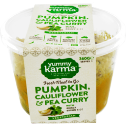 Photo of Yummy Karma Pumpkin Cauliflower & Pea Curry