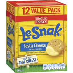 Photo of Uncle Tobys Le Snak Tasty Cheese 12 Pack 12pk