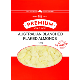 Photo of Premium Choice Australian Blanched Flaked Almonds 125g
