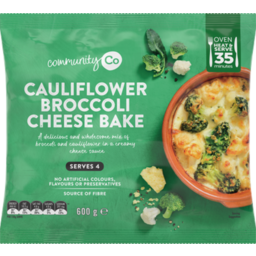 Photo of Community Co Cauliflower & Broccoli Cheese Bake 600GM