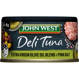 Photo of John West Deli Tuna Extra Virgin Olive Oil Blend & Pink Salt 90g