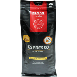 Photo of Cucina Classica Espresso Dark Roast Coffee Beans 1kg