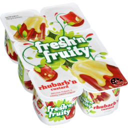 Photo of Fresh n Fruity Yoghurt Rhubarb Custard 6 Pack