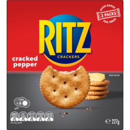 Photo of Ritz Cracked Pepper Crackers 277g