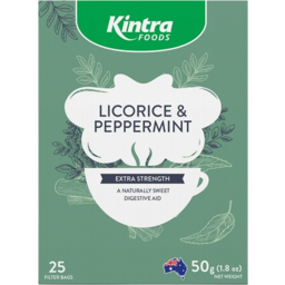 Photo of Kintra Foods Tea Licorice & Peppermint Tea Bags 25pk