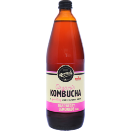 Photo of Remedy Organic Kombucha Raspberry Lemonade 750ml