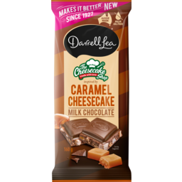 Photo of Darrell Lea Milk Chocolate Cheesecake Shop Caramel Cheesecake Chocolate Block 160g