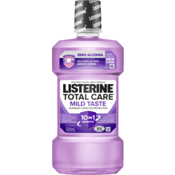 Photo of Listerine Total Care Antibacterial Mouthwash 6 In 1 Benefits Zero Alcohol 500ml