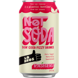 Photo of Lo Bros Not Soda Raspberry Zero Sugar