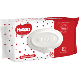 Photo of Huggies Essential Clean Baby Wipes 80 Pack