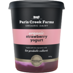 Photo of Paris Creek Yogurt Strawberry Organic 500g