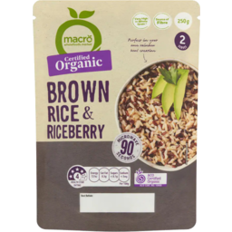 Photo of Macro Organic Brown Rice & Rice Berry 250g