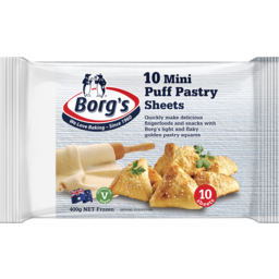 Photo of Borgs Mini Puff Pastry Sheets 10 Pk 400g