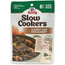 Photo of Mccormick Slow Cooker Beef Stroganoff Recipe Base 40gm