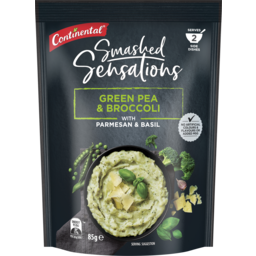 Photo of Continental Sensations Smashed Green Pea & Broccoli With Parmesan & Basil 85g Serves 2 85g