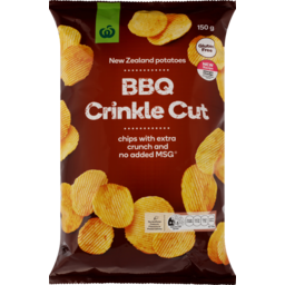 Photo of WW Crinkle Cut Barbecue Potato Chips 150g