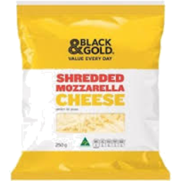 Photo of Black & Gold Cheese Shredded Mozzarella 500gm