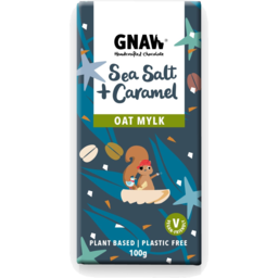 Photo of Gnaw Oat Mylk Chocolate Sea Salt & Caramel 100gm