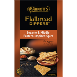 Photo of Arnotts Sesame & Middle Eastern Inspired Spice Flatbread Dippers 130g
