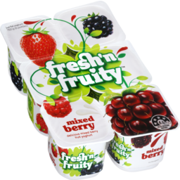 Photo of Fresh n Fruity Yoghurt Mixed Berry 6 Pack 