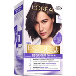 Photo of L'oréal Paris Excellence Cool Crème Hair Colour With Pro-Keratin 5.11 Ultra Ash Light Brown 