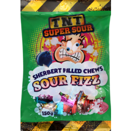 Photo of Tnt Super Sour Confectionery Sherbet Filled Chew Sour Fizz