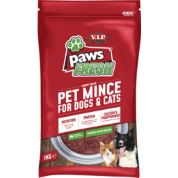 Photo of Paws Fresh Minced Chilled Dog and Cat Food 1kg