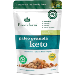 Photo of Brookfarm Keto Premium Paleo Granola with Macadamia & Coconut