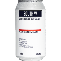 Photo of South Ave Sour Watermelon Seltzer Can