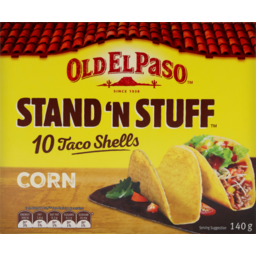 Photo of Old El Paso Stand 'N Stuff Taco Shells Corn