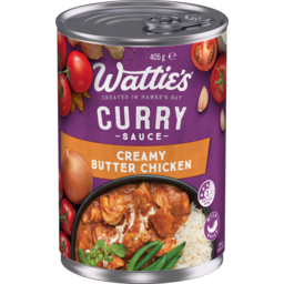Photo of Wattie's Curry Sauce Creamy Butter Chicken 405g