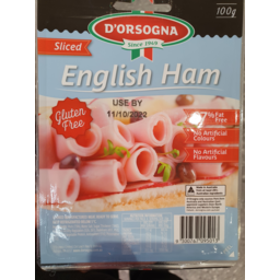 Photo of Dorsogna Old English Leg Ham Sliced 97% Fat Free 100gm