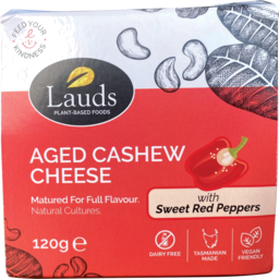 Photo of Lauds - Aged Cashew Cheese With Sweet Red Peppers
