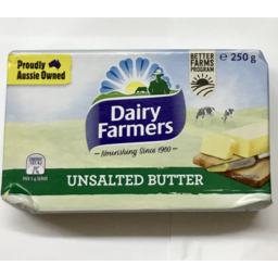 Photo of DAIRY FARMERS BUTTER UNSALTED 250 gm