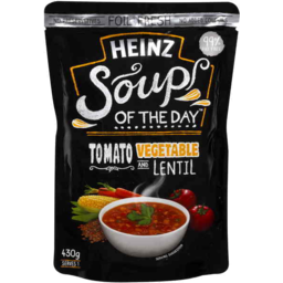 Photo of Heinz Soup Of The Day™ Tomato, Veetable & Lentil Soup 430g