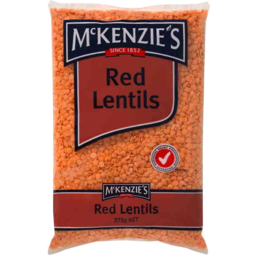 Photo of Mckenzies Red Split Lentils 1kg