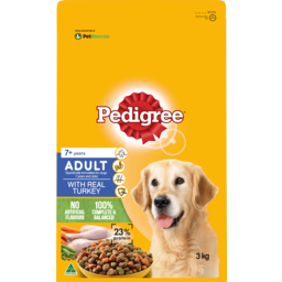 Photo of Pedigree Adult 7+ Years With Real Turkey Dry Dog Food
